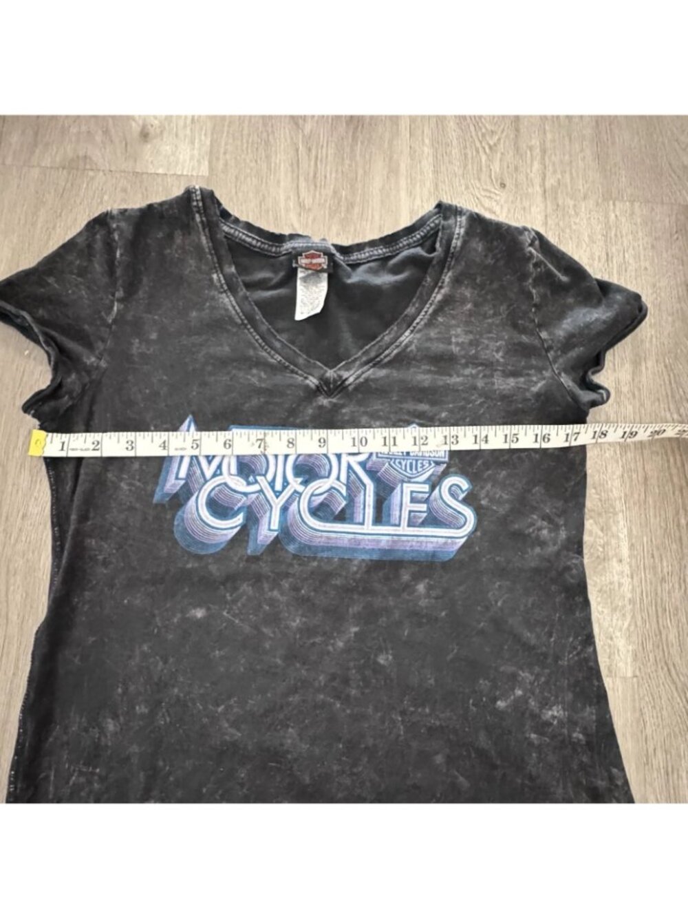 Harley-Davidson Shirt Women's Size Medium Black Motor Cicles Adrenaline - Picture 4 of 7